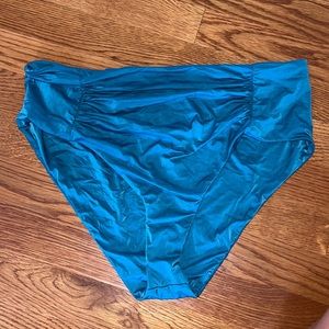 silky luxe high waisted swim bottoms